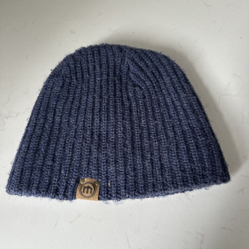 Mitscoots Beanie Knit Cap Winter Hat Blue